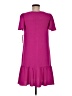 DKNY 100% Polyester Solid Pink Casual Dress Size 6 - photo 2