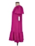 DKNY 100% Polyester Solid Pink Casual Dress Size 6 - photo 5