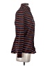 Fun & Flirt 100% Polyester Stripes Orange Long Sleeve Blouse Size S - photo 4