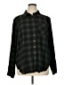 Torrid Plaid Black Long Sleeve Button-Down Shirt Size 1X Plus (1) - photo 1