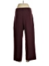 Zara Solid Burgundy Dress Pants Size L - photo 2