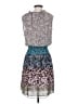CAbi 100% Polyester Paisley Gray Casual Dress Size S - photo 2