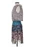 CAbi 100% Polyester Paisley Gray Casual Dress Size S - photo 5