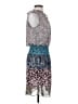 CAbi 100% Polyester Paisley Gray Casual Dress Size S - photo 4