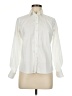 Lands' End Ivory Long Sleeve Button-Down Shirt Size 8 (petite) - photo 1