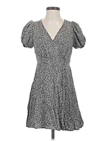 Madewell Challis Wrap Mini Dress in Tudor Floral (view 1)