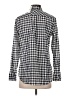 J.Crew Checkered-gingham Blue Long Sleeve Button-Down Shirt Size 4 - photo 2