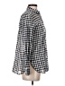 J.Crew Checkered-gingham Blue Long Sleeve Button-Down Shirt Size 4 - photo 4