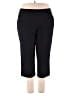 Coral Bay Solid Black Active Pants Size 22 - photo 1