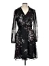 DKNY Floral Black Cocktail Dress Size 10 - photo 1
