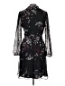 DKNY Floral Black Cocktail Dress Size 10 - photo 2