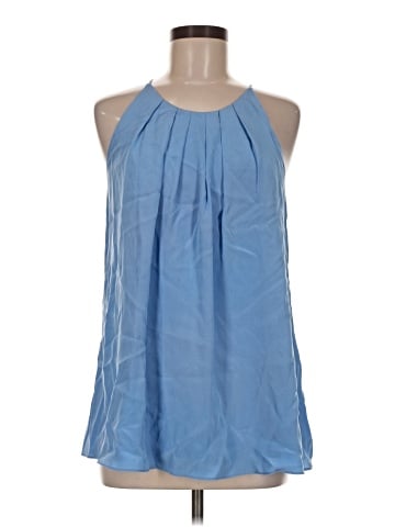 Milly Sleeveless Silk Top (view 1)