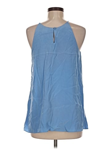 Milly Sleeveless Silk Top (view 2)