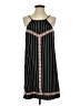 THML 100% Polyester Stripes Black Casual Dress Size S - photo 1