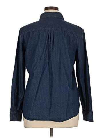 Liz Claiborne Long Sleeve Button-Down Shirt (view 2)