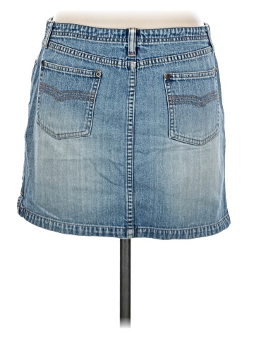 Tilt Denim Skirt (view 2)