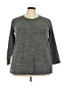 Danskin Now 100% Polyester Gray Pullover Sweater Size 2X - photo 1