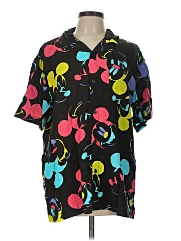 Disney Short Sleeve Button-Down Shirt (view 1)
