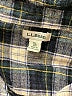 L.L.Bean Plaid Black Long Sleeve Button-Down Shirt Size XL - photo 4