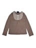 Mini Boden 100% Cotton Brown Long Sleeve Top Size 7 - 8 - photo 1
