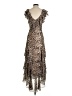 WAYF 100% Polyester Animal Print Brown Cocktail Dress Size XS - photo 2