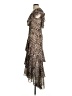 WAYF 100% Polyester Animal Print Brown Cocktail Dress Size XS - photo 5