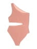 Beach Riot Solid Tan Pink Two Piece Swimsuit Size XS - photo 2