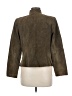 Alfani 100% Leather Brown Leather Jacket Size Med Petite - photo 2