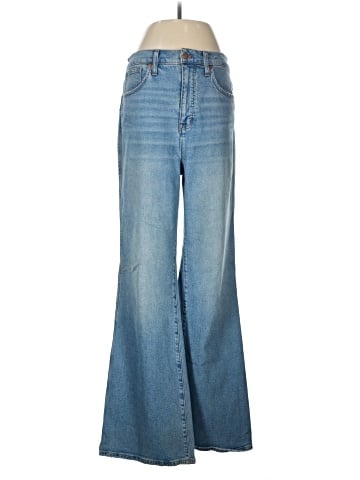 Madewell High-Rise Flare Jeans in Caine Wash (view 1)