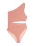 Beach Riot Solid Tan Pink Two Piece Swimsuit Size XS - photo 1