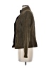 Alfani 100% Leather Brown Leather Jacket Size Med Petite - photo 5