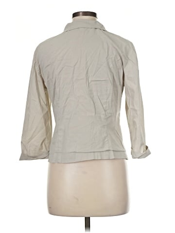 Ann Taylor 3/4 Sleeve Button-Down Shirt (view 2)