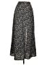 ModCloth 100% Polyester Animal Print Silver Formal Skirt Size L - photo 1