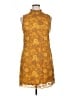 Neiman Marcus 100% Polyester Yellow Cocktail Dress Size 16 - photo 1