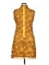 Neiman Marcus 100% Polyester Yellow Cocktail Dress Size 16 - photo 2