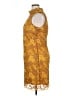 Neiman Marcus 100% Polyester Yellow Cocktail Dress Size 16 - photo 5