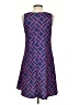 Top It Off Argyle Blue Casual Dress Size S - photo 2