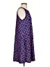 Top It Off Argyle Blue Casual Dress Size S - photo 4