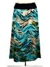 New Directions Animal Print Teal Casual Skirt Size 2X - photo 2