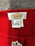 Talbots 100% Merino Wool Red Wool Cardigan Size L - photo 7
