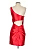 Alyce 100% Polyester Solid Red Cocktail Dress Size 4 - photo 2