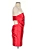Alyce 100% Polyester Solid Red Cocktail Dress Size 4 - photo 4