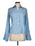 Rafaella Stripes Blue Long Sleeve Blouse Size 6 - photo 1
