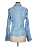 Rafaella Stripes Blue Long Sleeve Blouse Size 6 - photo 2