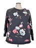 Old Navy Floral Gray Pullover Sweater Size 3X - photo 1