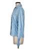Rafaella Stripes Blue Long Sleeve Blouse Size 6 - photo 5