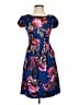 Moulinette Soeurs 100% Polyester Floral Blue Casual Dress Size 0 - photo 1