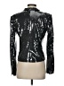 Morrissey Y? 100% Polyester Metallic Silver Blazer Size 4 - photo 2
