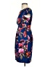 Moulinette Soeurs 100% Polyester Floral Blue Casual Dress Size 0 - photo 5