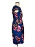 Moulinette Soeurs 100% Polyester Floral Blue Casual Dress Size 0 - photo 4